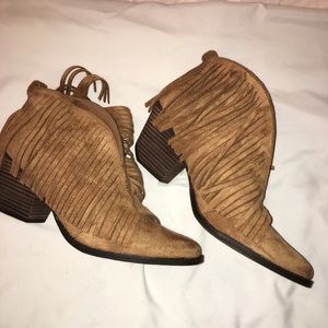 Brand new tassel booties